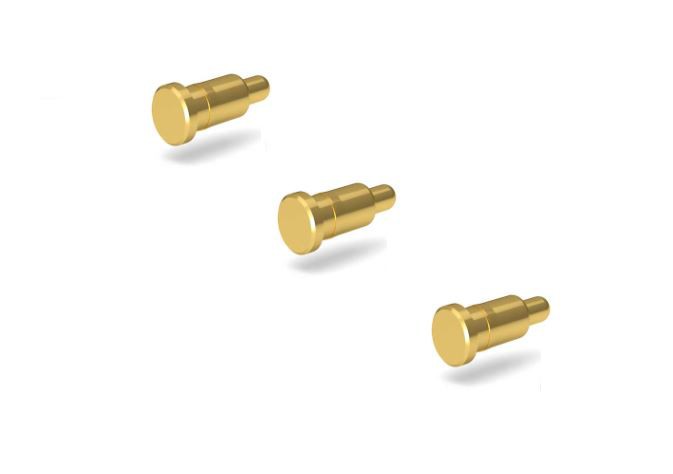 gold plated spring loaded