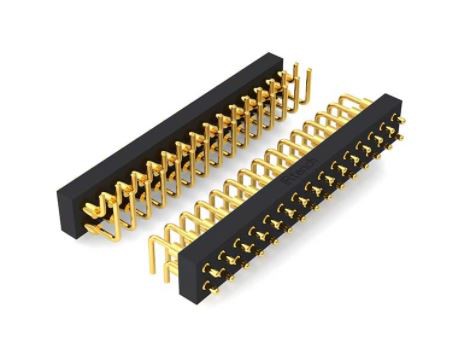 30 Pin Penyambung Pin Pogo Sudut Kanan