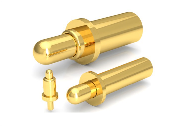 Retractable Spring-loaded Gold Plated Pogo Pin