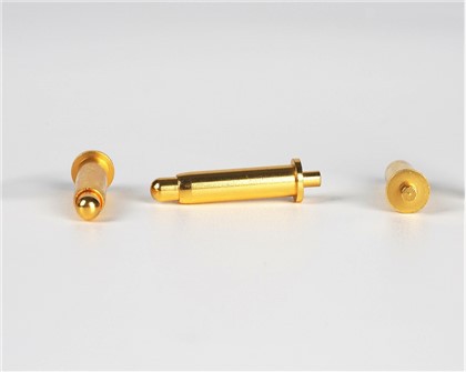 Pin Pogo Tembaga Tembaga Bersalut Emas