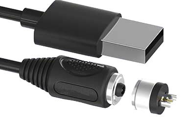 Penyambung Pin Pogo Lelaki-perempuan bersalut emas