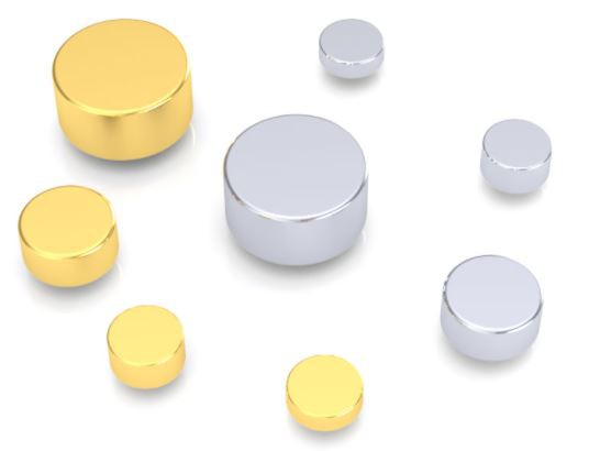 Pin Pogo Emas Bersalut Pepejal