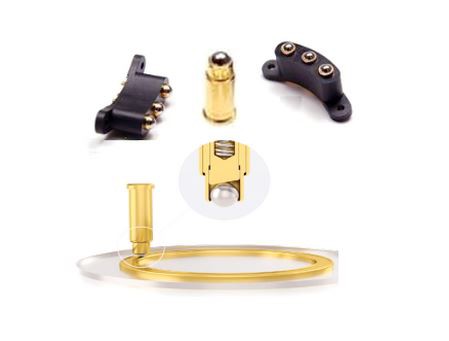 Penyambung Pin Pogo Pengecasan Magnetik 360 °