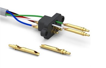 Bagaimanakah kabel akan dipasang pada pin pogo?