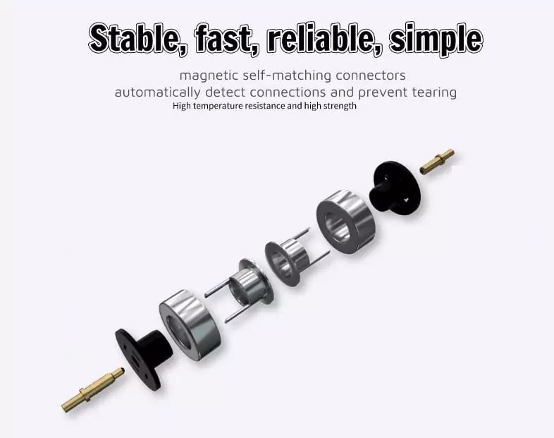 Penyambung Pin Pogo Magnet Kami