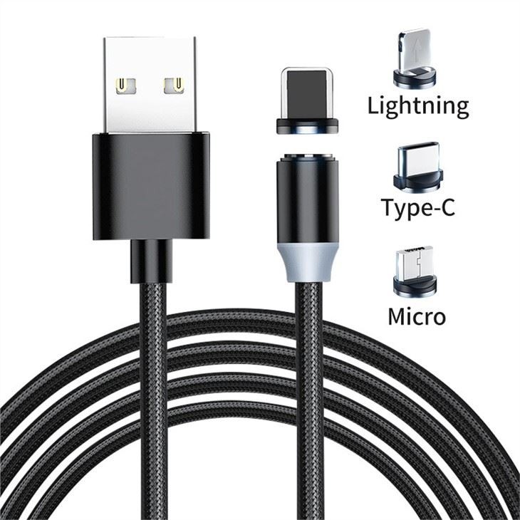 Penyambung Pengecasan Kabel Pogo Pin USB Magnetik
