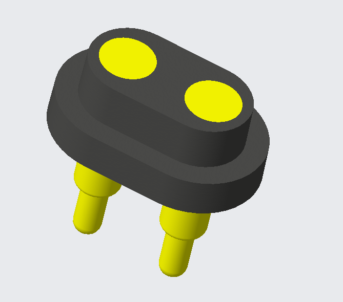 Penyambung PogoPin Kalis Air 2Pin