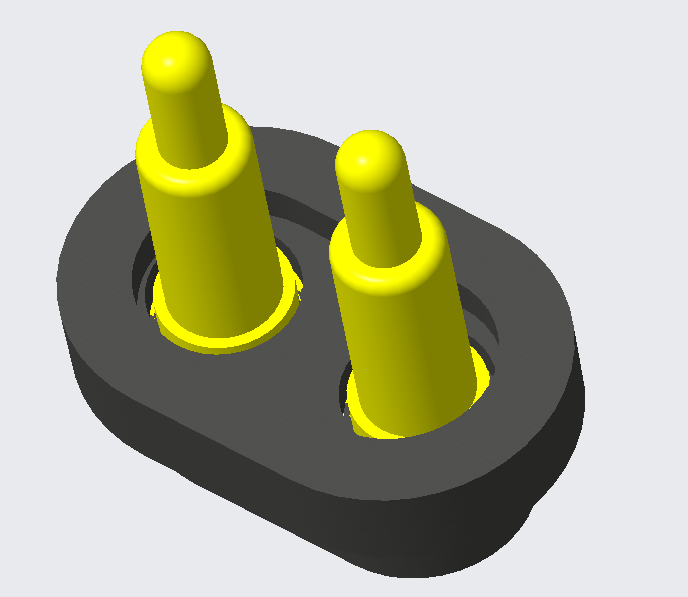 Penyambung Pin Pogo Lelaki Dan Perempuan Kalis Air